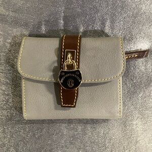 Dooney & Bourke Gray and Brown Wallet